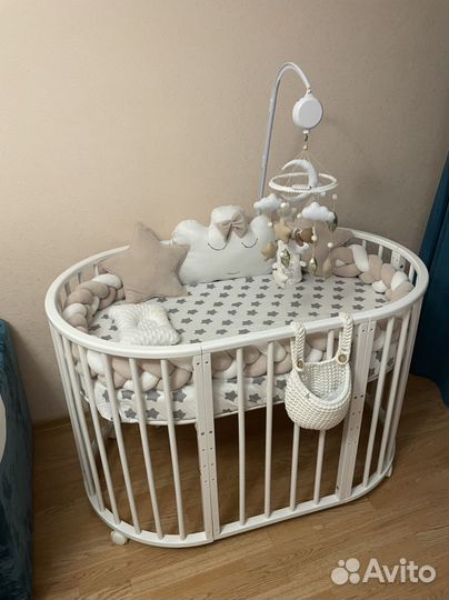 Детская кроватка трансформер