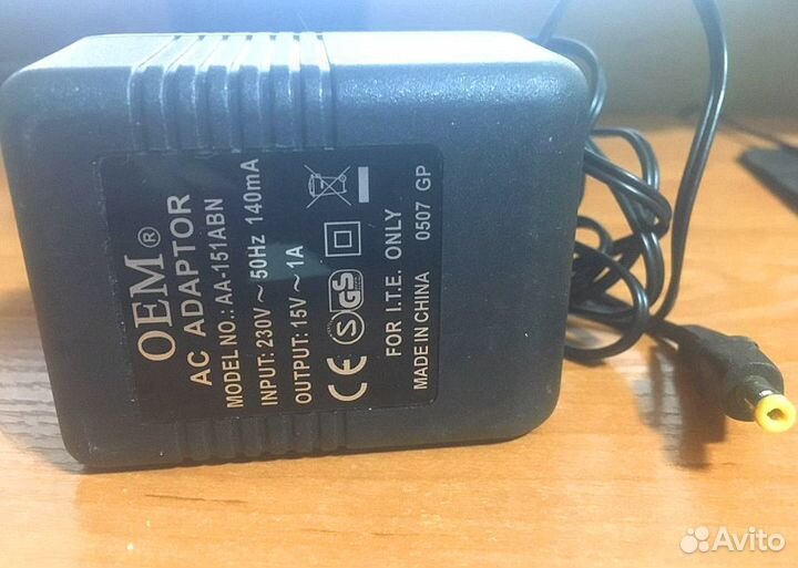 Блок питания 15V 1A