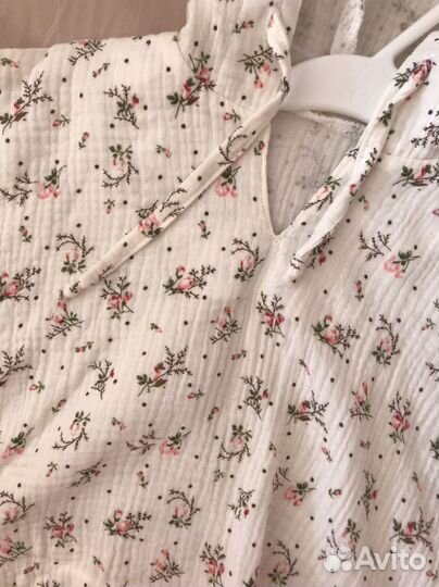 Муслиновая туника 80-86 размер на девочку