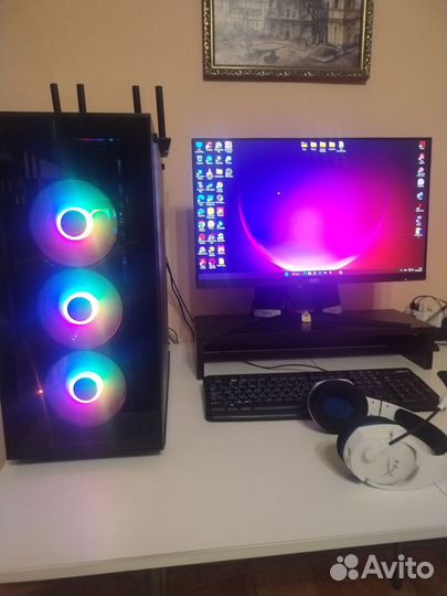Игровой пк i3, rtx 3060 super, жесткий 1 tb, 32gb