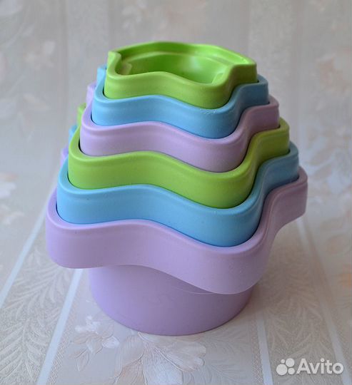 Green Toys стаканчики-пирамидки