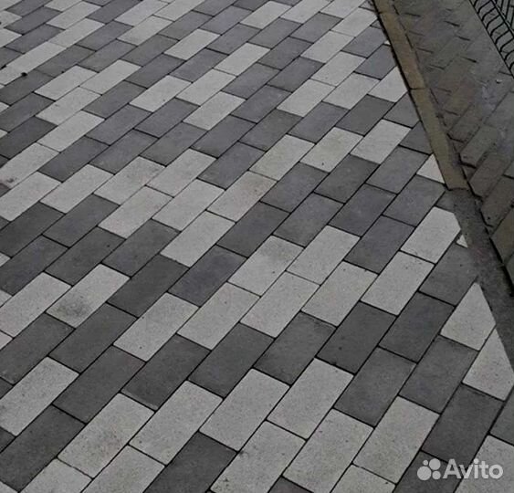 Тротуарная плитка вибропрессованная