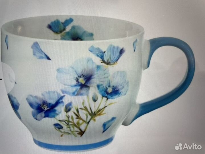 Кружка Незабудки фарфор 450 мл