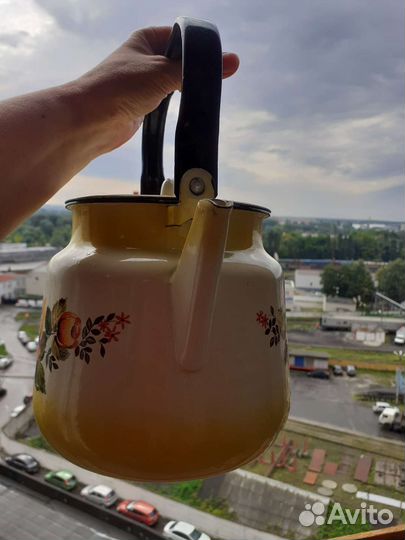 Чайник эмалированный СССР