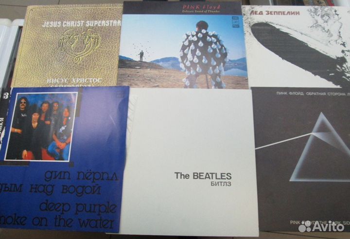 Грампластинки 1000 шт. винил. рок, джаз, хор