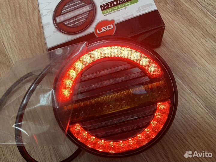 6шт.Польские фонари с бегущим поворотником FT-213