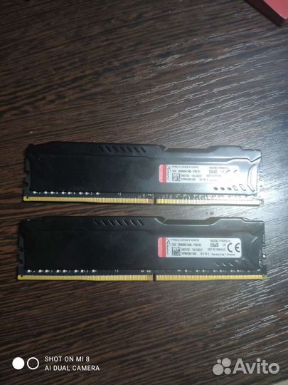 Оперативная память Kingston HyperX fury 16 гб