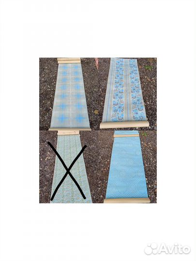 Обои бумажные ретро. Длина 18 м, ширина 59 см