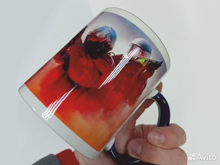 Бокалы и кружки с надписью с фото с логотипом