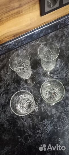 Фужеры хрусталь СССР