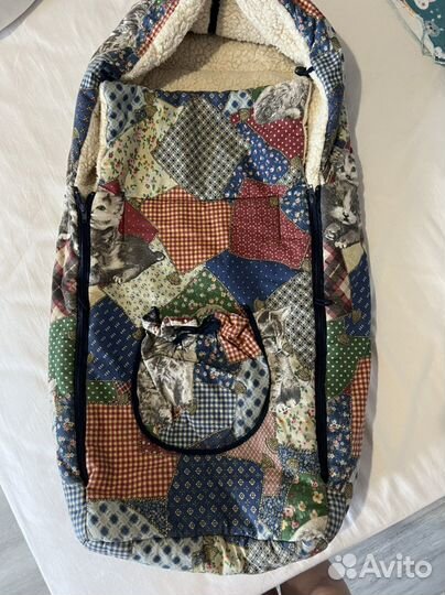 Зимний конверт в коляску