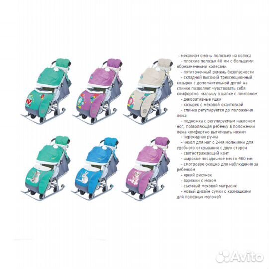 Санки/Санки-коляски/Лыжи/Тюбинги/Ледянки