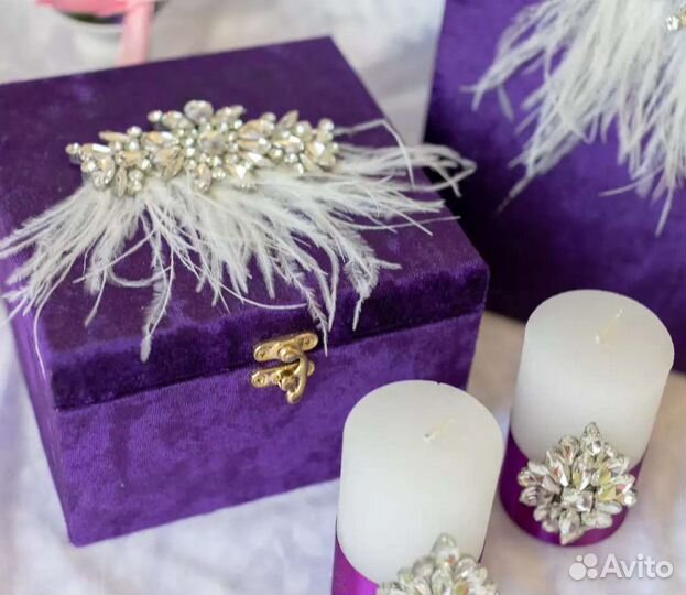 Свадебные аксессуары(фиолетовый)