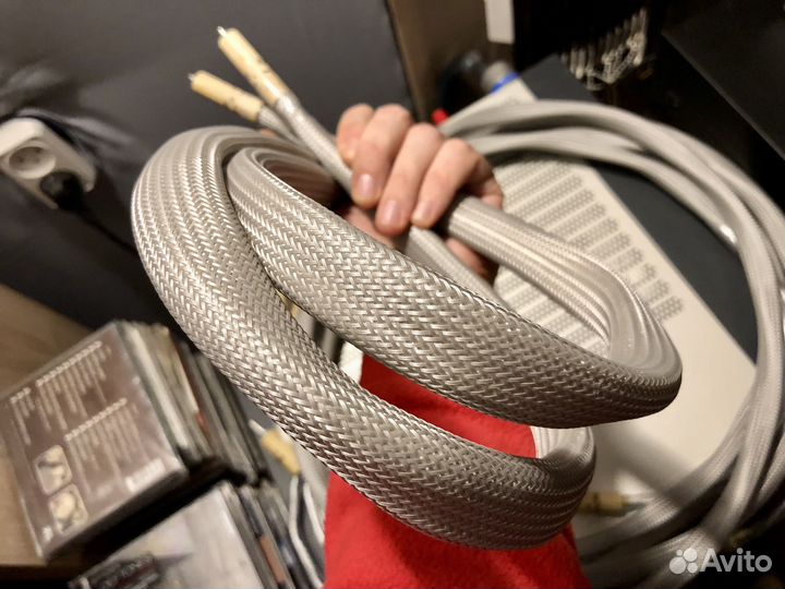 Кабель Rca чистое серебро 999