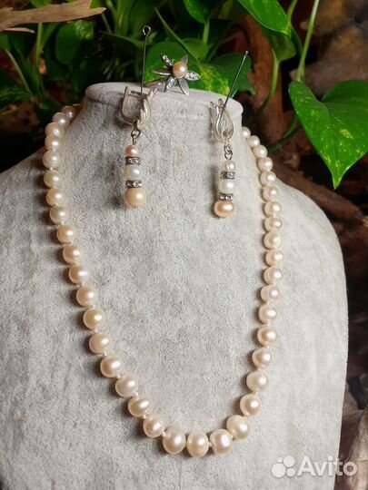 Комплект с жемчугом