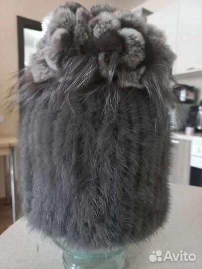 Шапка зимняя меховая женская