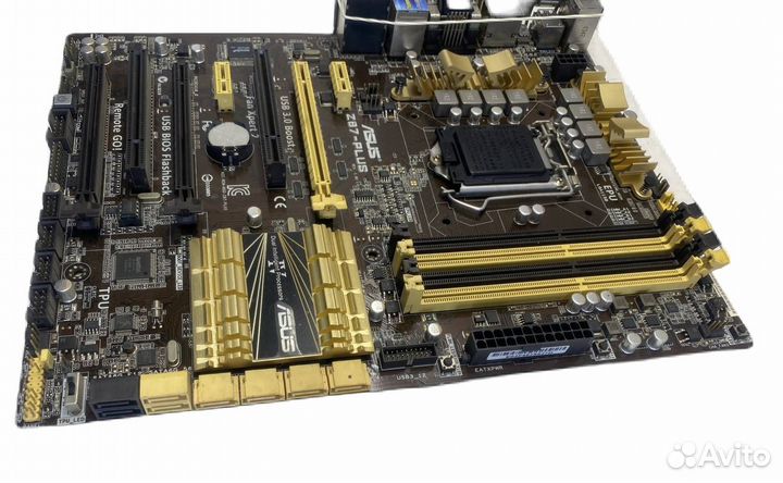 Отличная Asus Z87-Plus, 4x DDR3, LGA1150