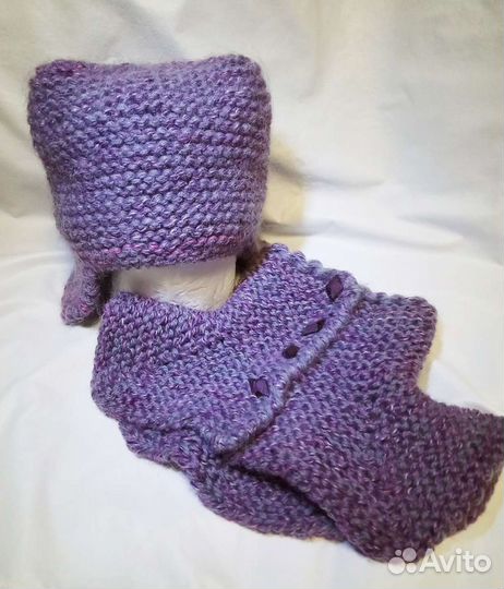 Шапка с манишкой