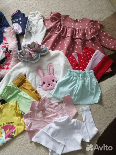 Пакет одежды для девочки 92 до 110р