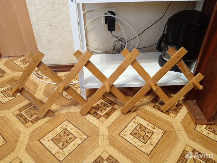 Вешалка складная деревяная