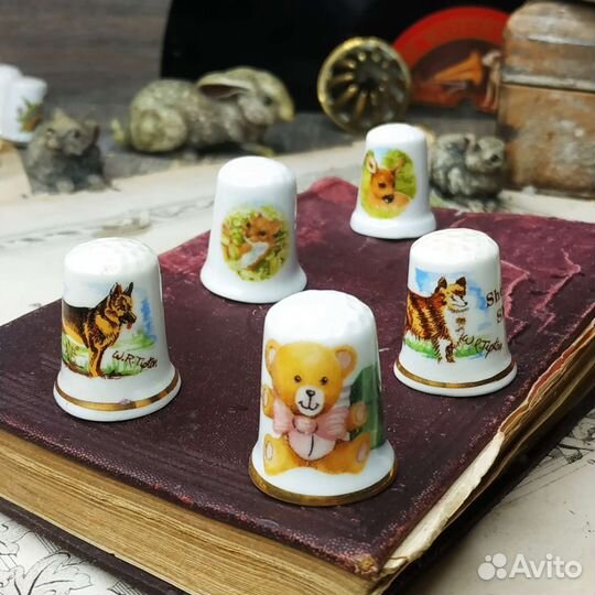 Антиквариат из Европы.Наперстки винтажные, Англия