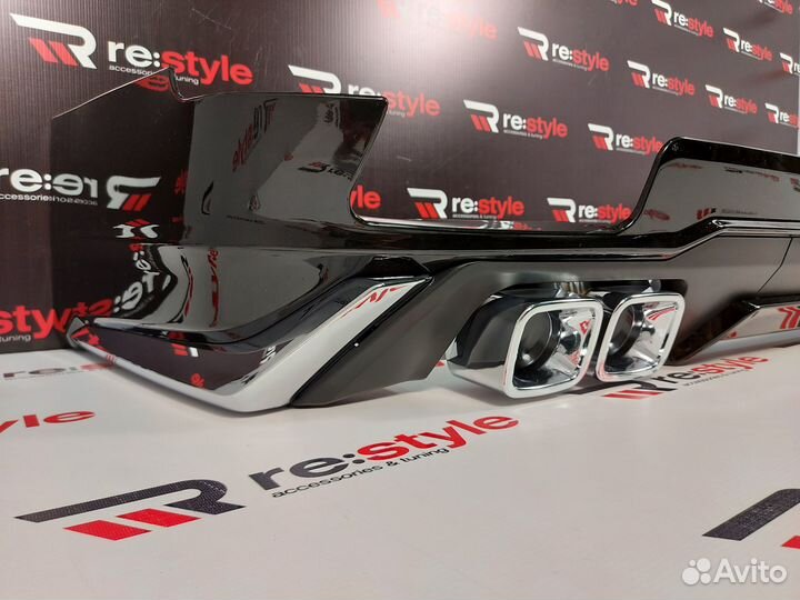 Губа задняя Toyota Land Cruiser Prado 150 3м с18г