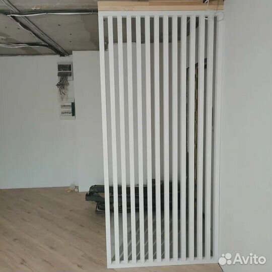 Декоративные реечные перегородки мдф 80 мм - 13 шт