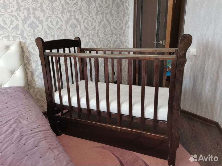 Детская кроватка можга красная звезда