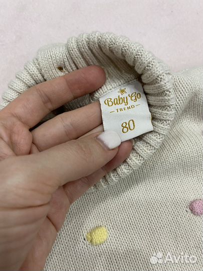 Свитер для девочки 80