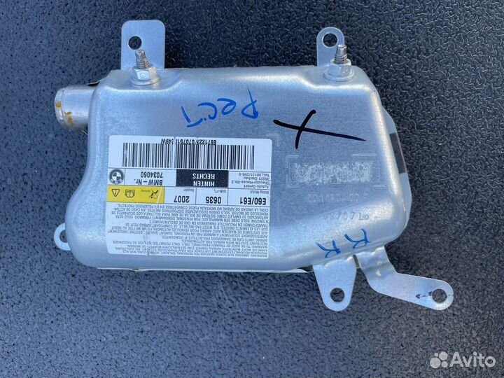 Подушка безопасности задняя правая BMW 5 E60 рест