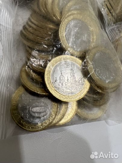 10 рублей биметалл