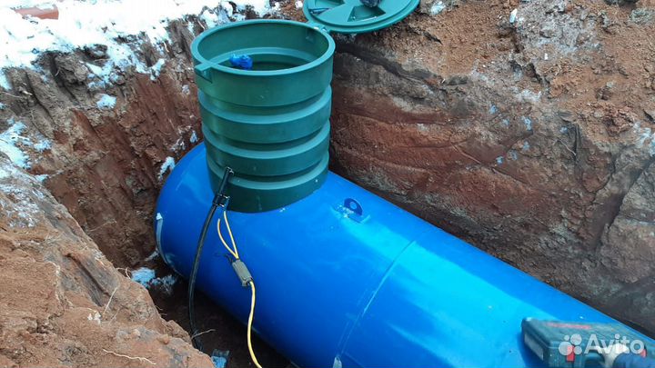 Монтаж газгольдера Усть-Канский р-н с котельным