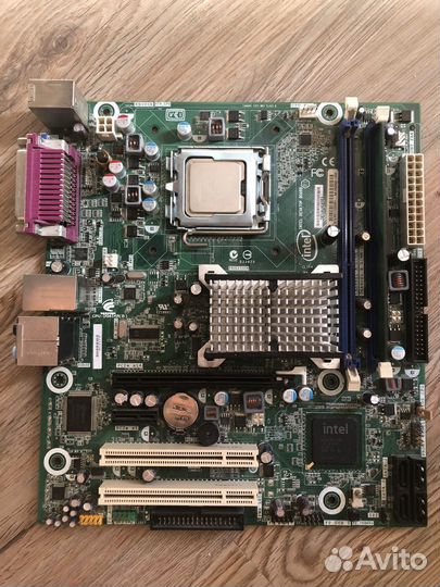 Материнская плата с процессором pentium e5700