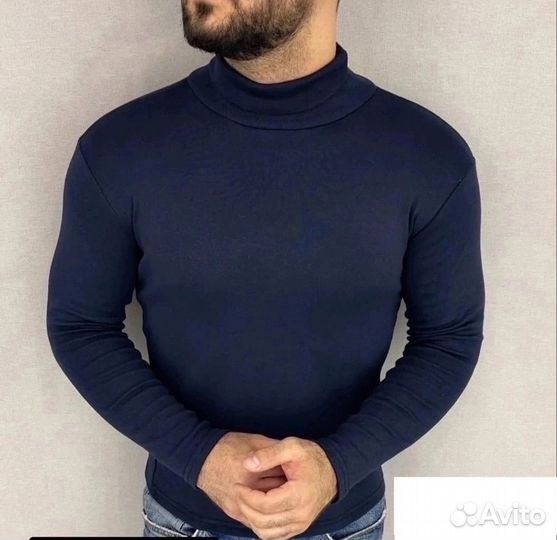 Свитер водолазка с начёсом