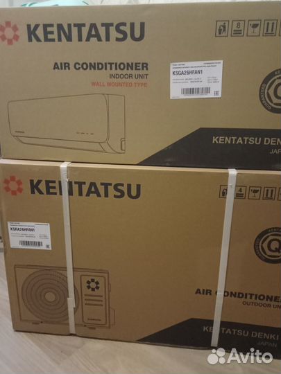 Кондиционер Kentatsu ksga26hfan1 / ksra26hfan1