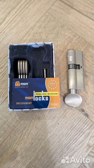 Цилиндр MSM ключ-вертушка CW 45/35:SN