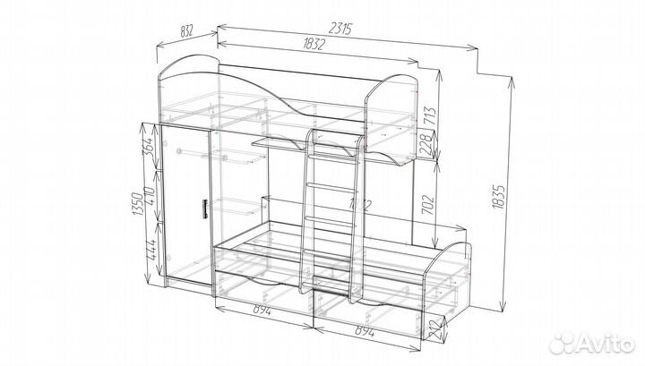 Детская кровать 