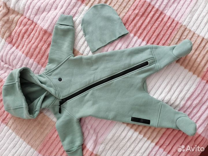 Комбинезон утеплённый для новорожденных 62