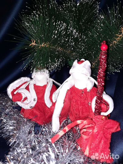 Зайчики Дед Мороз и Снегурочка