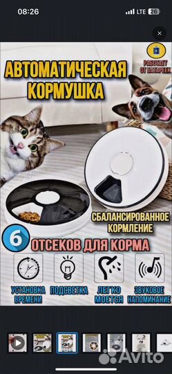 Автокормушка доя собак или кошек