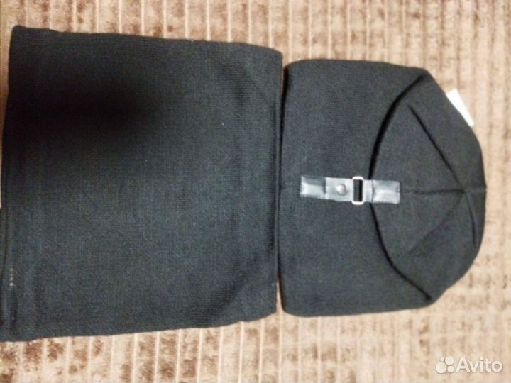 Мужская шапка+снуд