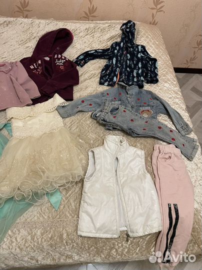 Детские вещи пакетом на девочку 4-5