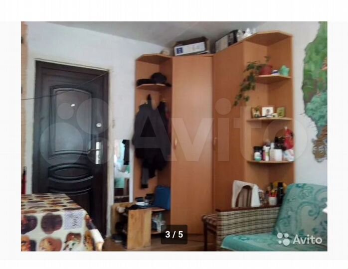 Комната 14 м² в 1-к., 4/5 эт.