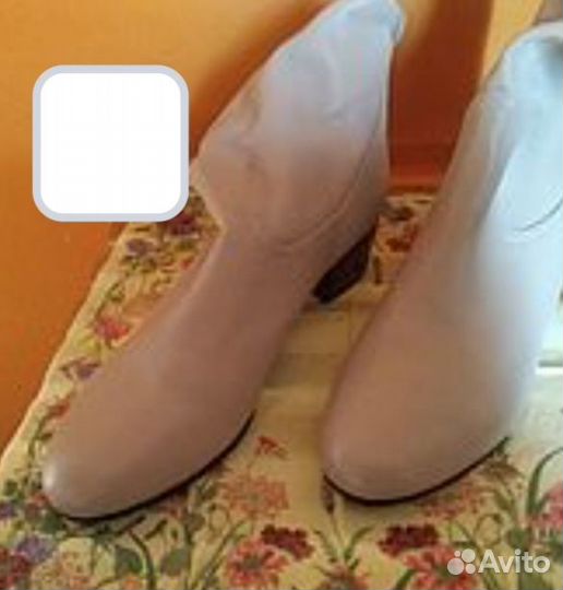 Сапоги кожаные