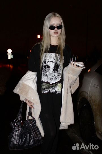 Футболка oversize с принтом (бренд iridium)