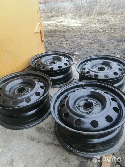 Диски штампованные на kia rio/solaris