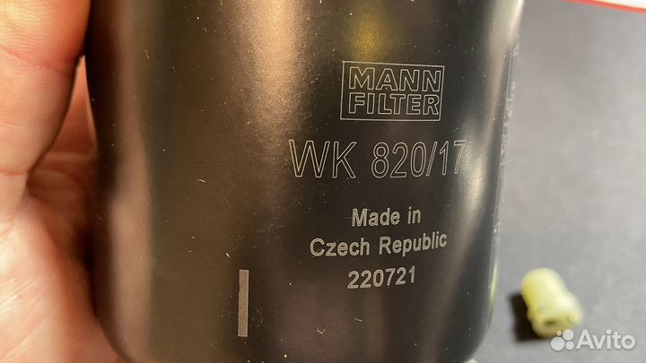 Фильтр топливный mann-filter WK 820/17