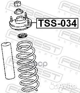 Опора амортизатора toyota land cruiser prado 12