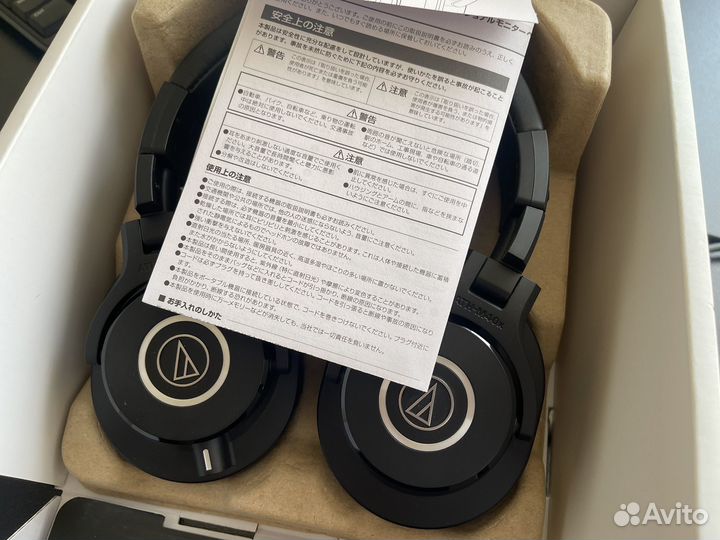 Наушники audio technica ath m40x