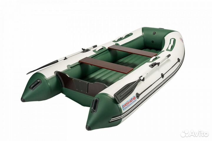 Лодка mishimo lite 360 Светло-серо - зеленый